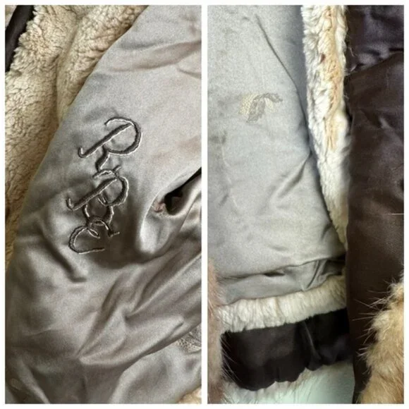 Creeds Vintage 70s Sheared Beaver Mink Cur Jacket Crop Short Soft Cape Wrap Coat - Picture 7 of 16